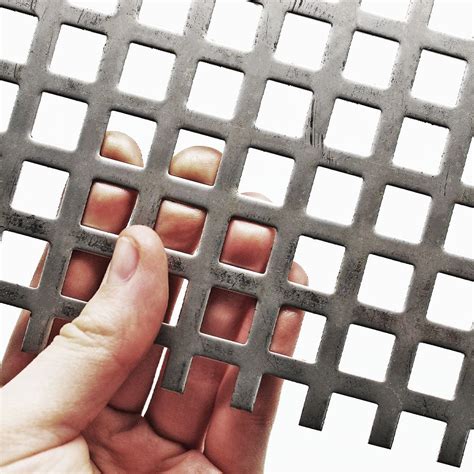 square hole perforated metal